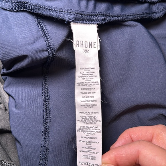 RHONE Pursuit 7" Lined Athletic Short Navy Men’s size XXLarge Athletic Active - Picture 11 of 15